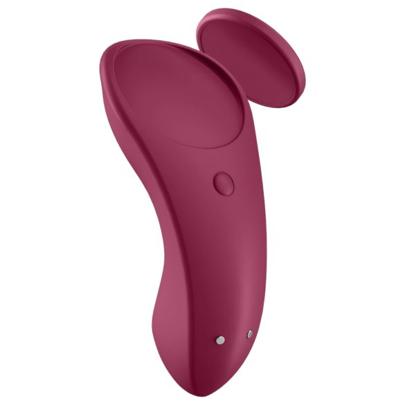 Satisfyer - вибриращо бикини с дистанционно - водоустойчив - червен