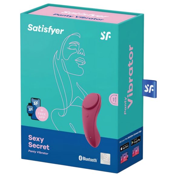 Satisfyer - вибриращо бикини с дистанционно - водоустойчив - червен