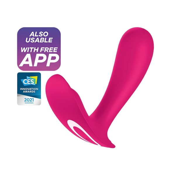 Satisfyer Top Secret - умен двоен вибратор (розов)