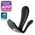 Satisfyer Top Secret Plus - умен 3 в 1 вибратор (черен)
