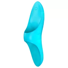   Satisfyer Teaser - вибратор за пръсти с акумулатор - водоустойчив - тюркоаз