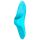 Satisfyer Teaser - водоустойчив пръстов вибратор, турско синьо