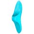Satisfyer Teaser - водоустойчив пръстов вибратор, турско синьо