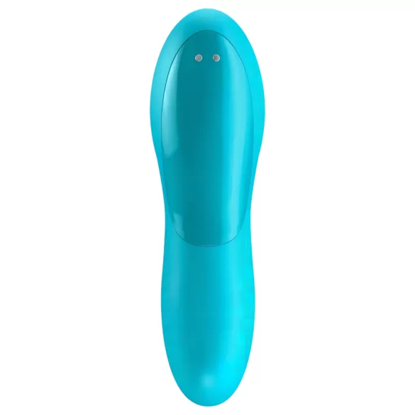 Satisfyer Teaser - вибратор за пръсти с акумулатор - водоустойчив - тюркоаз