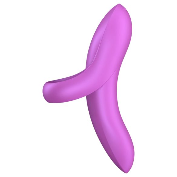 Satisfyer Bold Lover - Акумулаторен, водоустойчив пръстов вибратор (розов)