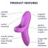 Satisfyer Bold Lover - акумулаторен, водоустойчив вибратор за пръсти (розов)