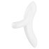 Satisfyer Смел Любовник - акумулаторен, водоустойчив пръстов вибратор (бял)