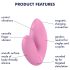 Satisfyer Love Riot - акумулаторен, водоустойчив вибратор за пръст (розов)