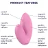 Satisfyer Love Riot - акумулаторен, водоустойчив вибратор за пръст (розов)