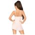 Penthouse Casual Seduction - дантелена нощница и прашка (бяла) - L/XL