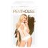 Penthouse Perfect Lover - боди с халтер яка (бяло) - M/L