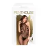 Penthouse First Lady - дамски отворен чорапогащник от дантела - черен - XL