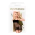 Penthouse Ecstasy Queen - дамска мрежеста рокля на райета - черна - XL