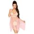 Penthouse Naughty Doll - дантелена рокля и прашки (розово)