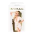 Penthouse Hypnotic Power - секси дантелен халат и прашка - бял - XL