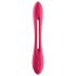 Satisfyer Elastic Joy - акумулаторен, гъвкав вибратор за двойки (червен)