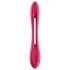 Satisfyer Elastic Joy - акумулаторен, гъвкав вибратор за двойки (червен)