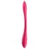 Satisfyer Elastic Joy - акумулаторен, гъвкав вибратор за двойки (червен)
