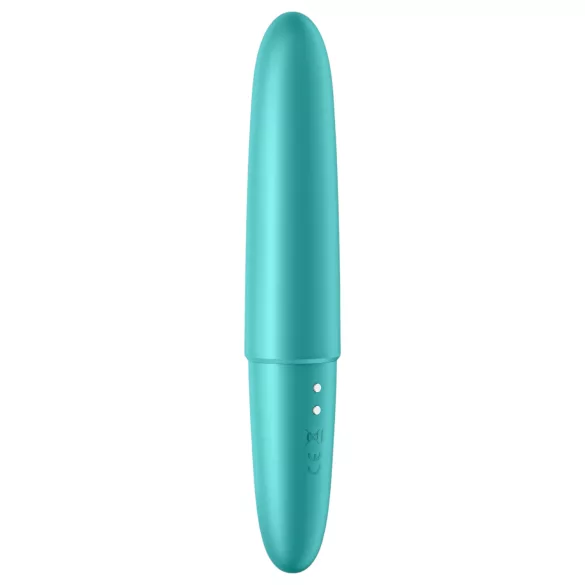 Satisfyer - вибратор куршум - водоустойчив - тюркоаз