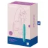 Satisfyer - вибратор куршум - водоустойчив - тюркоаз