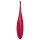 Satisfyer Twirling Fun - акумулаторен, водоустойчив клиторен вибратор (червен)