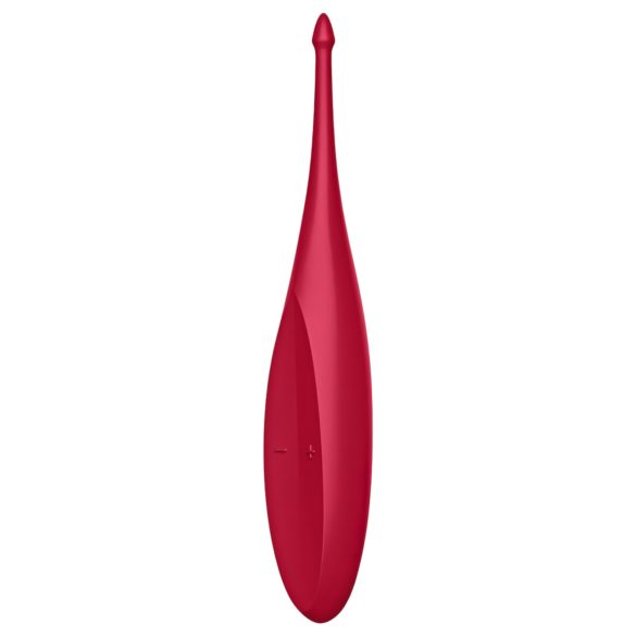 Satisfyer Twirling Fun - акумулаторен, водоустойчив клиторен вибратор (червен)