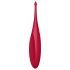 Satisfyer Twirling Fun - акумулаторен, водоустойчив клиторен вибратор (червен)