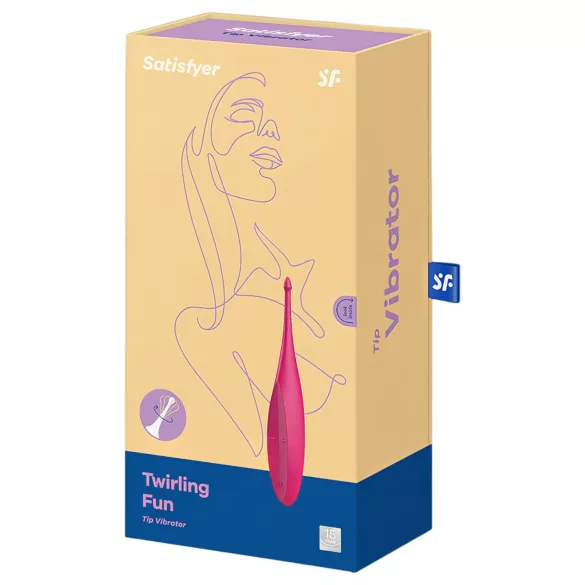 Satisfyer Twirling Fun - клиторен вибратор - презареждащ се, водоустойчив, розов