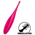 Satisfyer Twirling Fun - клиторен вибратор - презареждащ се, водоустойчив, розов