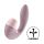 Satisfyer Supernova - акумулаторен 2в1 вибратор с въздушни вълни (розов)