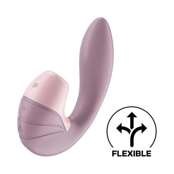Satisfyer Supernova - акумулаторен 2в1 вибратор с въздушни вълни (розов)