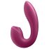 Satisfyer Sunray - презареждащ се, вълнуващ 2в1 вибратор (червен)