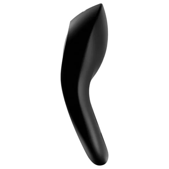Satisfyer Legendary Duo - вибриращ пенис пръстен с акумулатор - черен