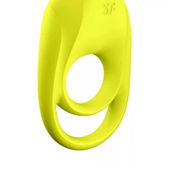Satisfyer Spectacular - водоустойчив, вибриращ пръстен за пенис (жълт)