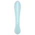 Satisfyer Triple Oh - вибратор с клитор стимулатор - акумулаторен - син