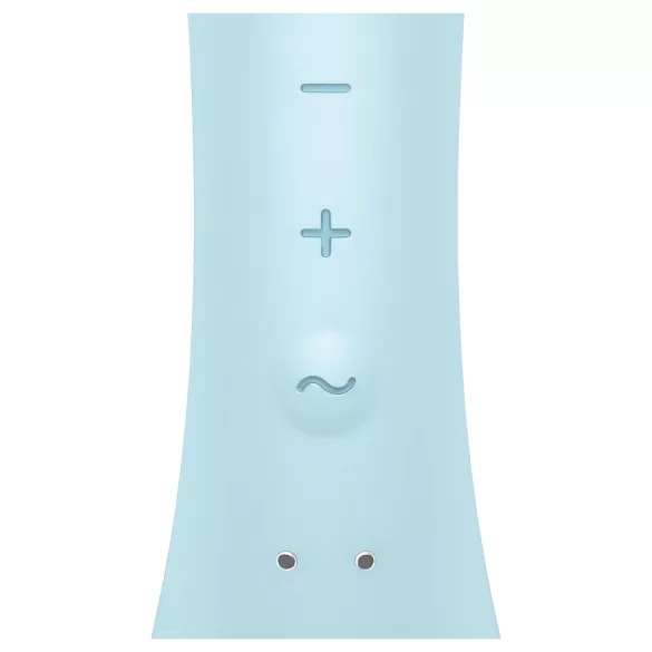 Satisfyer Triple Oh - вибратор с клитор стимулатор - акумулаторен - син