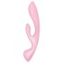 Сексуален стимулатор Satisfyer Triple Oh с клиторен накрайник (розов)