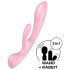 Сексуален стимулатор Satisfyer Triple Oh с клиторен накрайник (розов)