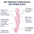 Сексуален стимулатор Satisfyer Triple Oh с клиторен накрайник (розов)