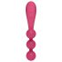 Satisfyer Tri Ball 1 - акумулаторен, многофункционален вибратор (червен)