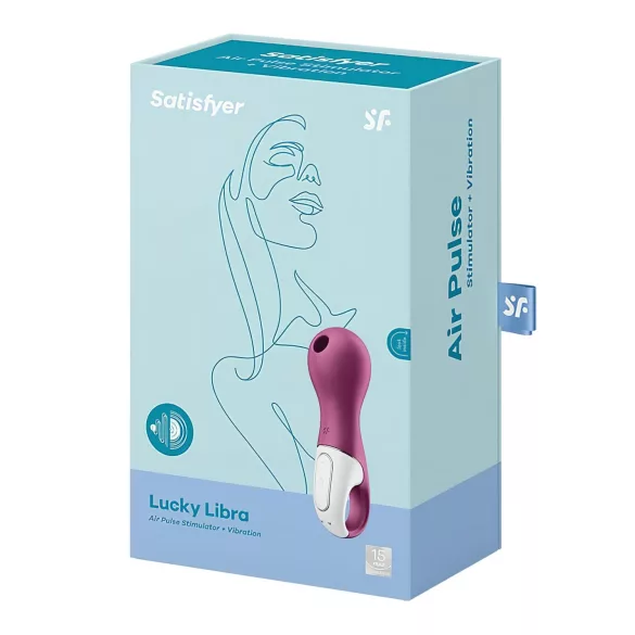 Satisfyer Lucky Libra - вибратор с въздушни вълни за клитор - лилав