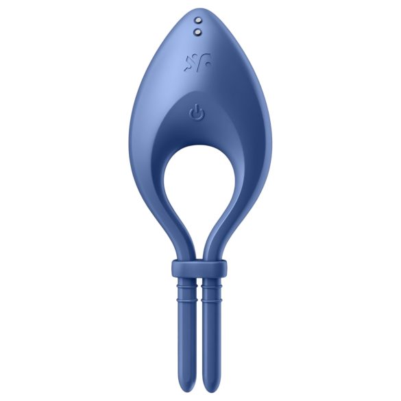 Satisfyer Bullseye - Интелигентен вибриращ пенис ринг (син)
