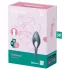 Satisfyer Bullseye - вибриращ пенис пръстен с управление през телефон - сив
