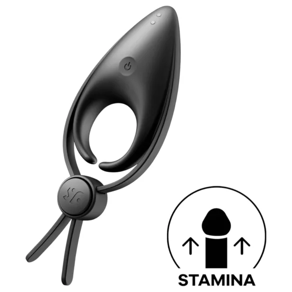 Satisfyer Sniper - вибриращ пенис ринг с акумулатор - черен
