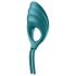 Satisfyer Swordsman - акумулаторен, вибриращ пръстен за пенис (зелен)