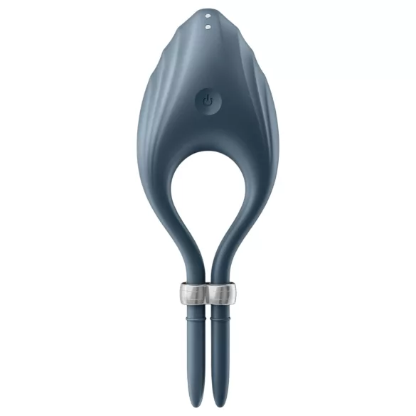 Satisfyer Duelist - вибриращ пенис ринг с акумулатор - сив