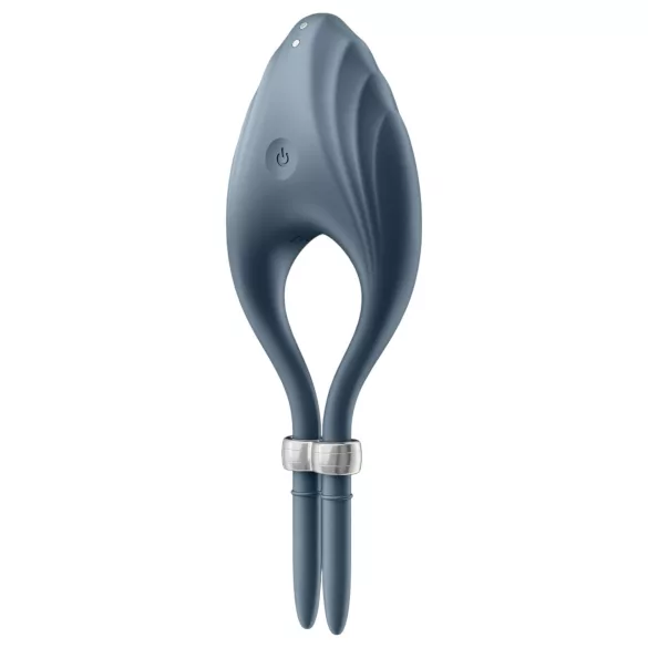 Satisfyer Duelist - вибриращ пенис ринг с акумулатор - сив