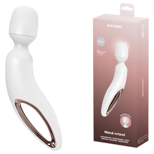 Satisfyer Wand-erland - масажен вибратор (бял)