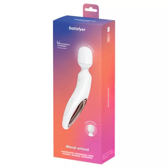 Satisfyer Wand-erland - масажен вибратор (бял)