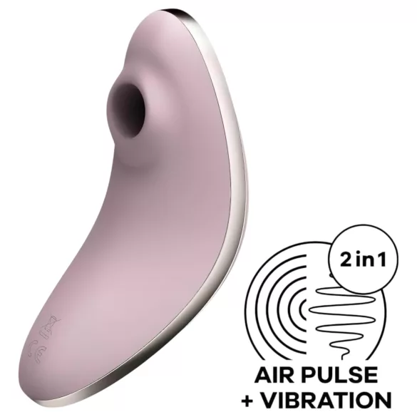 Satisfyer Vulva Lover 1 - вибратор за клитор с въздушни вълни - лилав